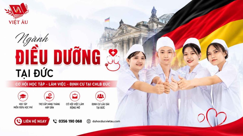 Ngành Điều dưỡng tại Đức 2026: Nhu cầu tuyển dụng, lương khởi điểm, lộ trình định cư.